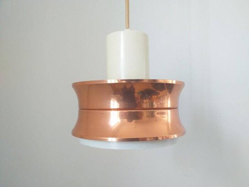 Midcentury Pendant in Style of Jo Hammerborg, Denmark, 1970s