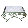 Table  basse  avec dessus en marbre