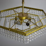 Vintage chandelier with stamps