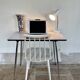 White desk light