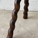 Tabouret tripode en bois