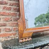 Louis XVI XVIII Eme Century Golden Wood Mirror