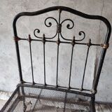 Wrought iron bed