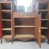Breton sideboard in carved oak