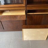 4-module rosewood bookcase model No. 4 by Danish designer Omann Jun 1960