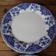 6 flat plates in old Gien earthenware