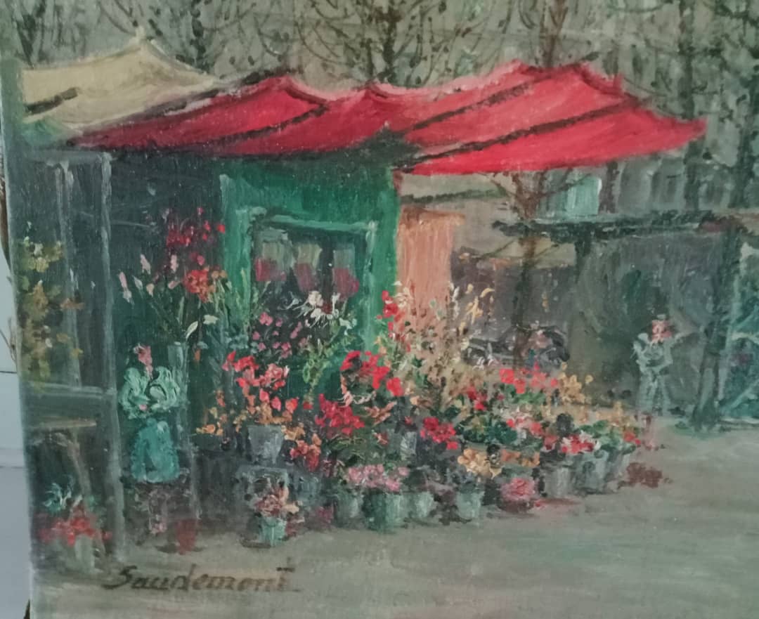 Oil on canvas Emilie saudemont