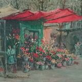 Oil on canvas Emilie saudemont