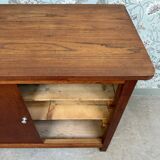 Vintage sideboard with sliding doors