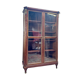 Bibliothèque, vitrine en acajou moucheté de style louis xvi xix eme si