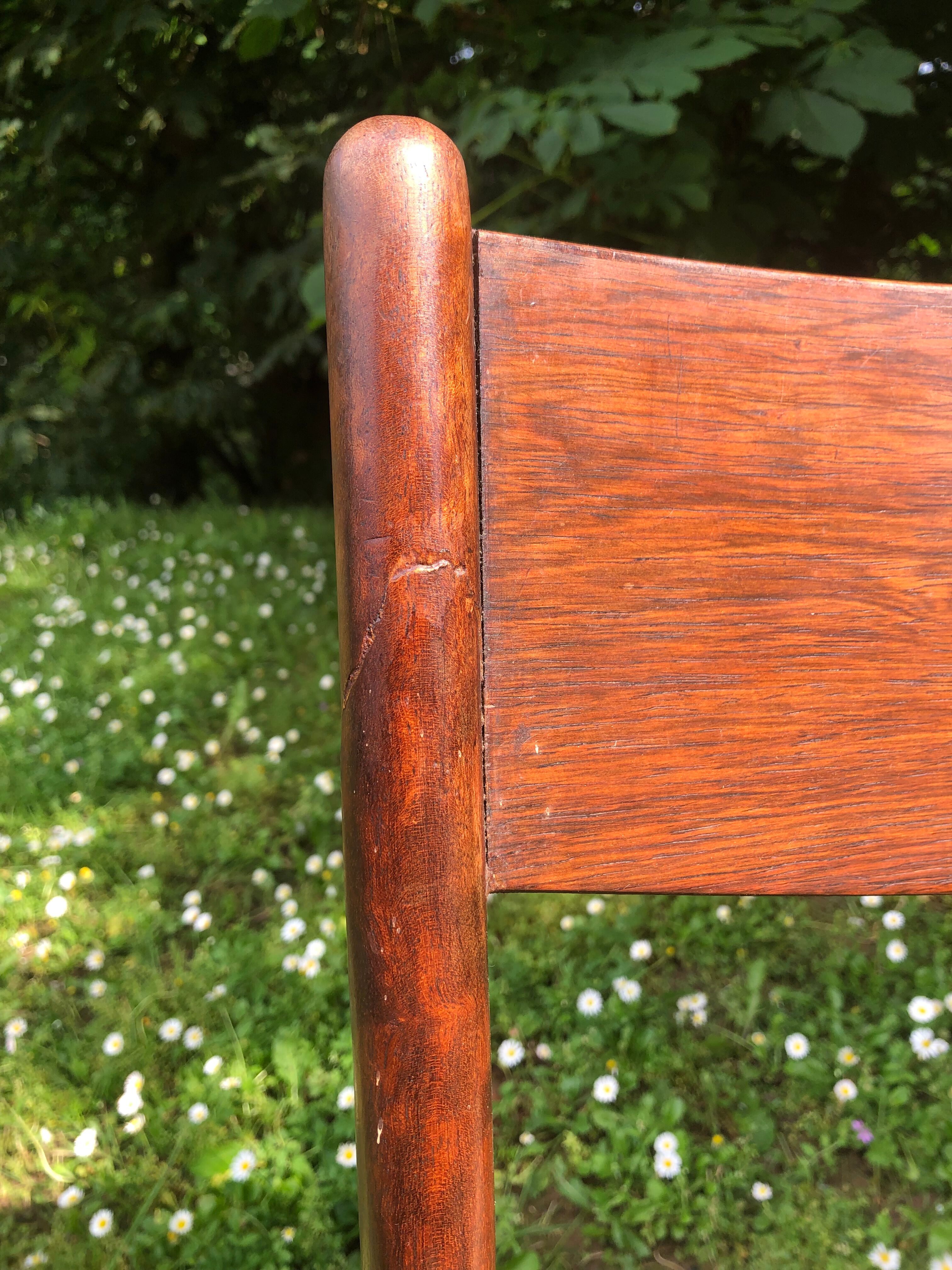 6 wooden and straw chairs, Scandinavian design Cees Braakman for Pastoe, 1960