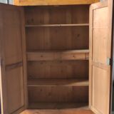 Wardrobe two doors Louis Philippe walnut