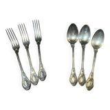 Silver plated cutlery set