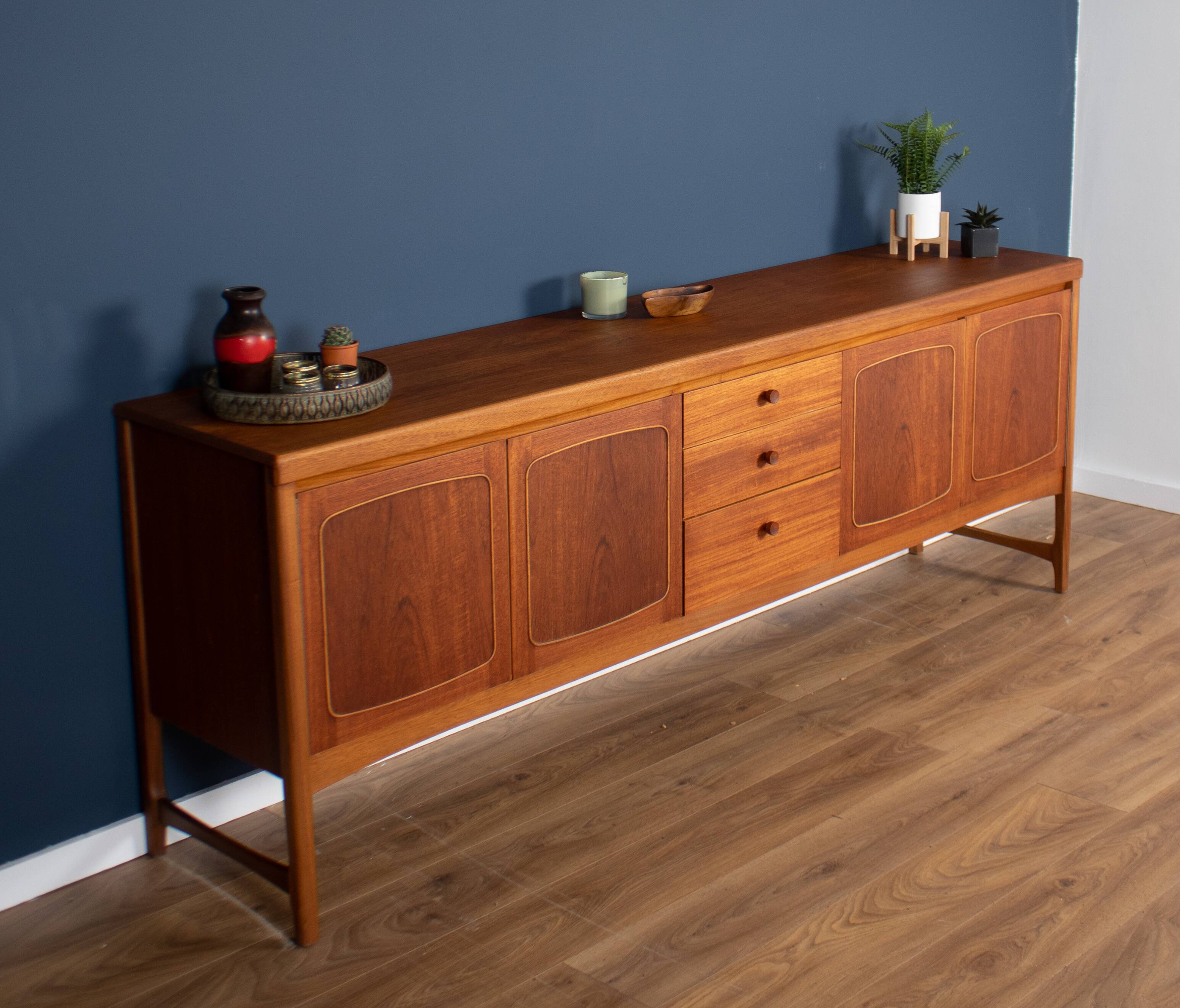 Enfilade retro teck 1960s mid century Nathan