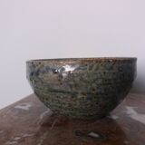 Empty pocket bowl in stoneware signed CG