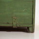 Antique painted pine bank safe – Central Europe, around 1900
