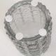 Pressed glass vase from the 60s Height 30 cm