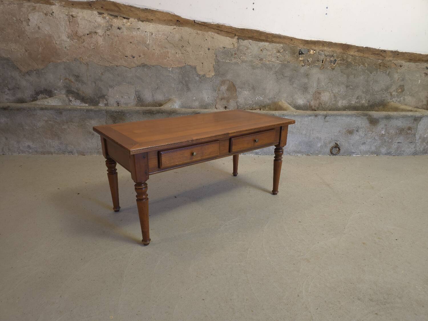 Cherry wood coffee table