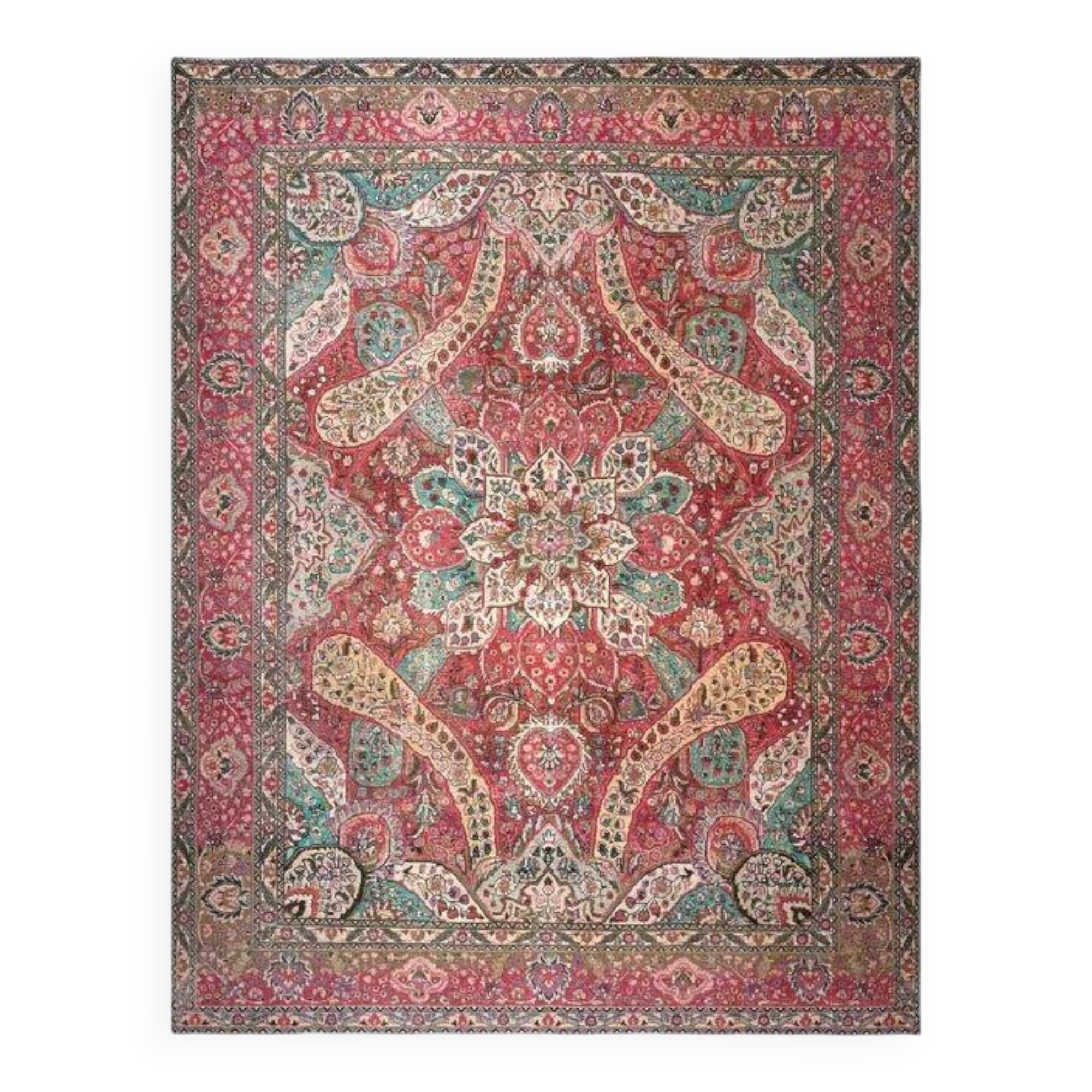 Authentic Persian Large Rug 307 x 377 cm