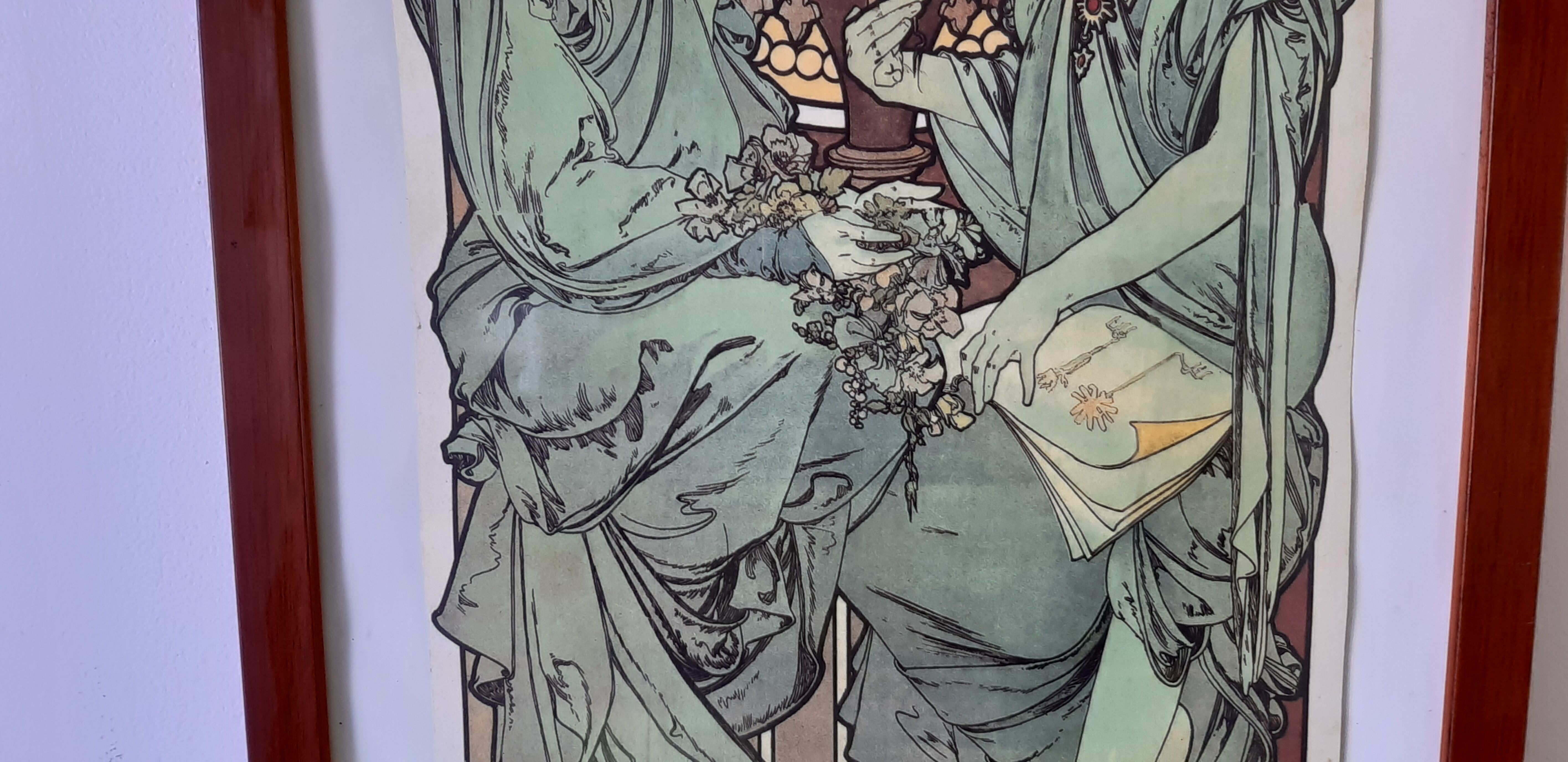 Benedictine advertising poster " Mucha "