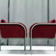 Pair of velvet armchairs 1960