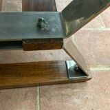 System table, portfolio, design teak veneer 80s