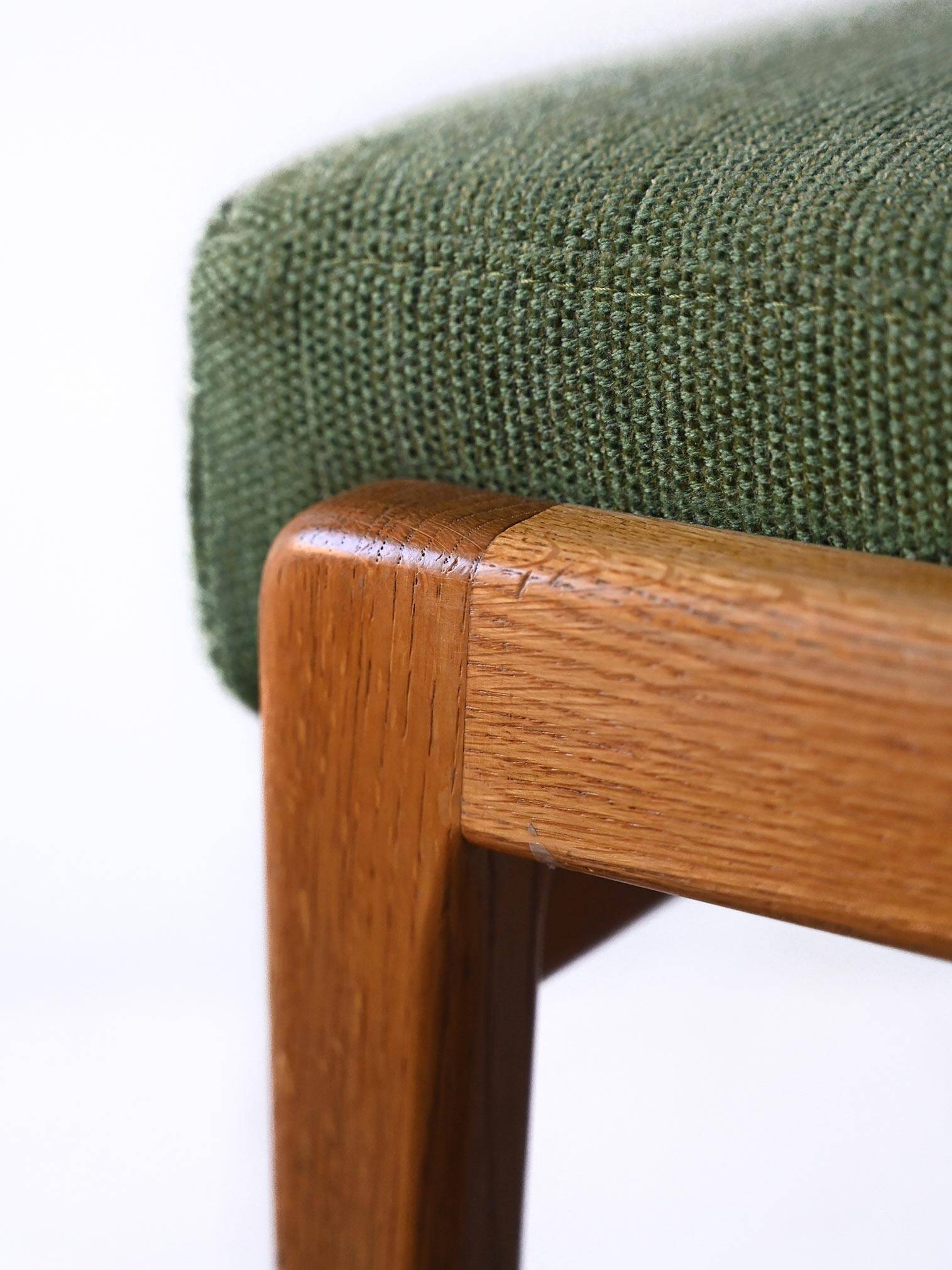 Repose-pieds vert vintage