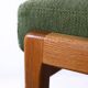 Repose-pieds vert vintage