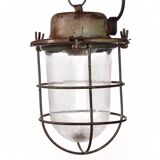 Suspension cage industrielle verte