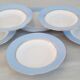 Hollow earthenware plates Café Gilbert by Moulin des Loups Vintage