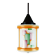 Art déco glass pendant light airbrush 1920s 30s avantgarde design