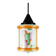 Art déco glass pendant light airbrush 1920s 30s avantgarde design