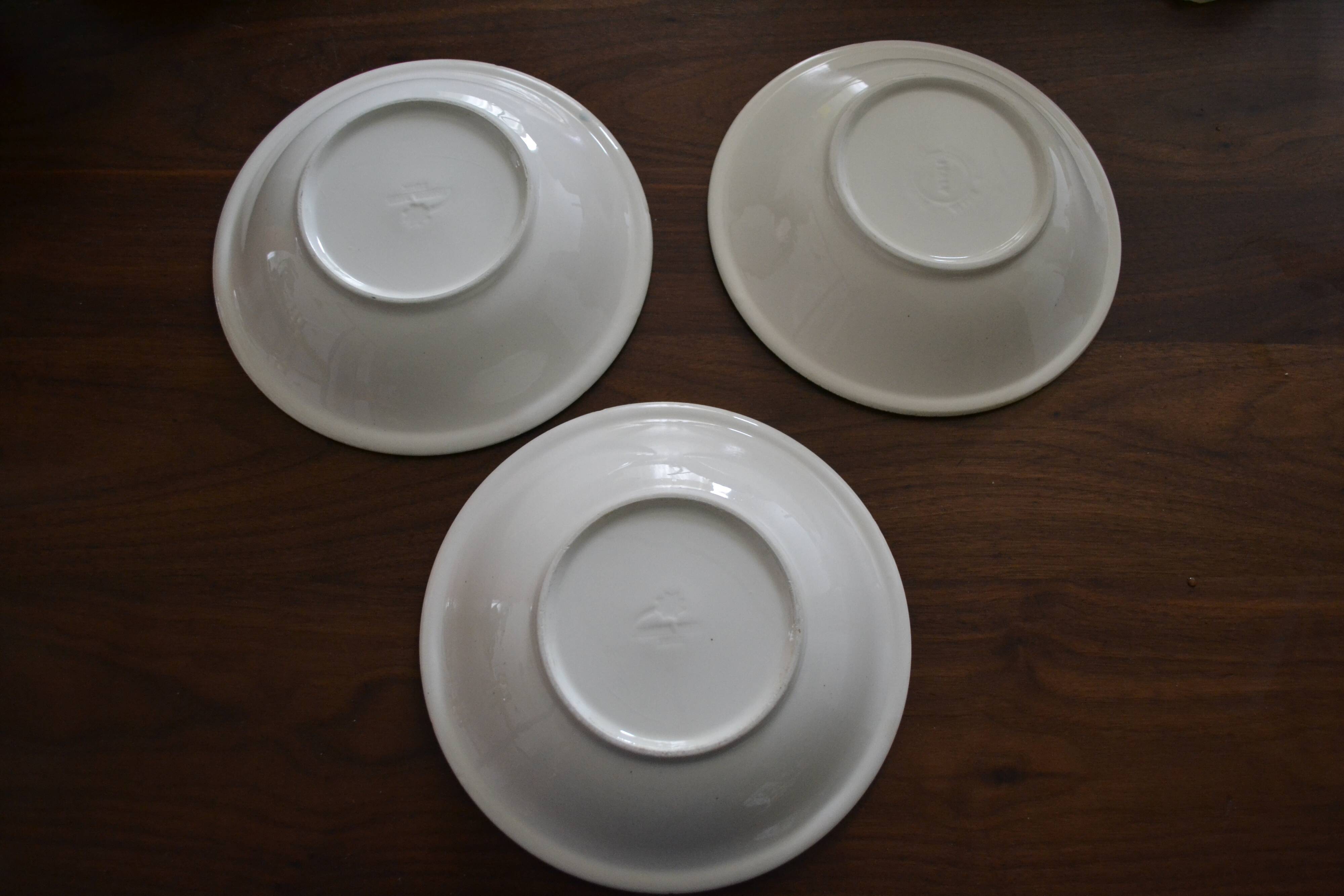 Lot de 3 assiettes creuses Quadrifoglio