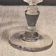 2 Verres a eau/Vin anciens à fines cotes - Cristal de Baccarat