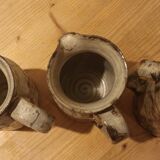 Set of 2 pots and 1 ceramic mug by Gustave RAYNAUD