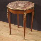 Napoleon III style side table with marble top