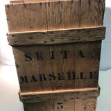 Old wooden box