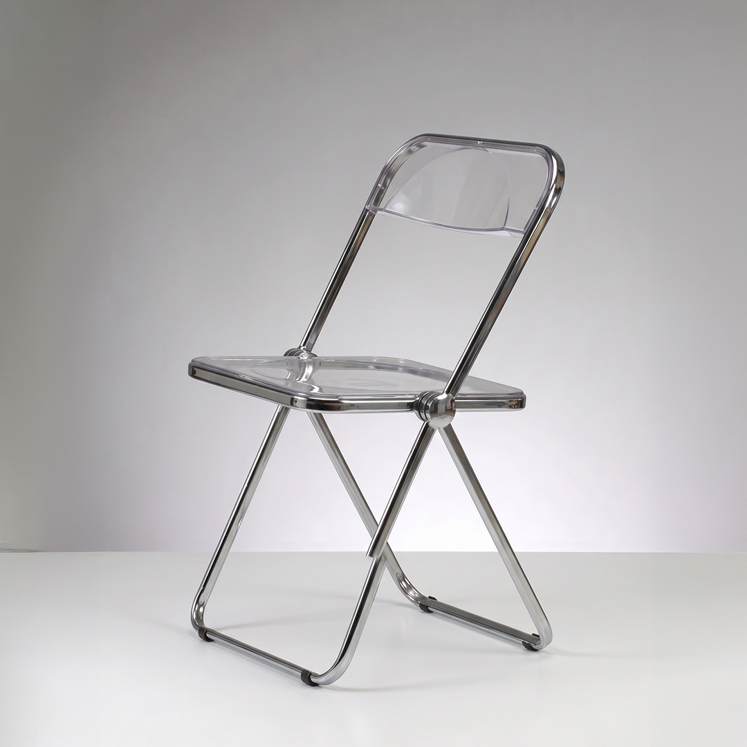 Chaise pliante en plexi