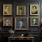 Old portrait - “The mustachioed” series