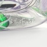 Art Glass Crystal Vase by Adam Jablonski, 1980s