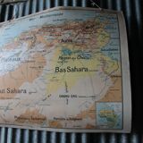 School map Vidal 11 bis Algeria and Tunisia