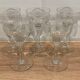 Set of 5 engraved glasses