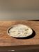 Small pocket tray or dish in white petrified wood with brown check pattern D25-20.5