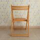 Chaise pliante vintage années 70/80