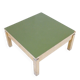 Vintage 1950s khaki Formica square coffee table Rockabilly 50s
