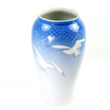 Royal Copenhagen Bing Grohdahl Seagull Porcelain Vase,1970s