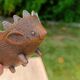 Vintage patinated metal hedgehog ashtrays – Greece