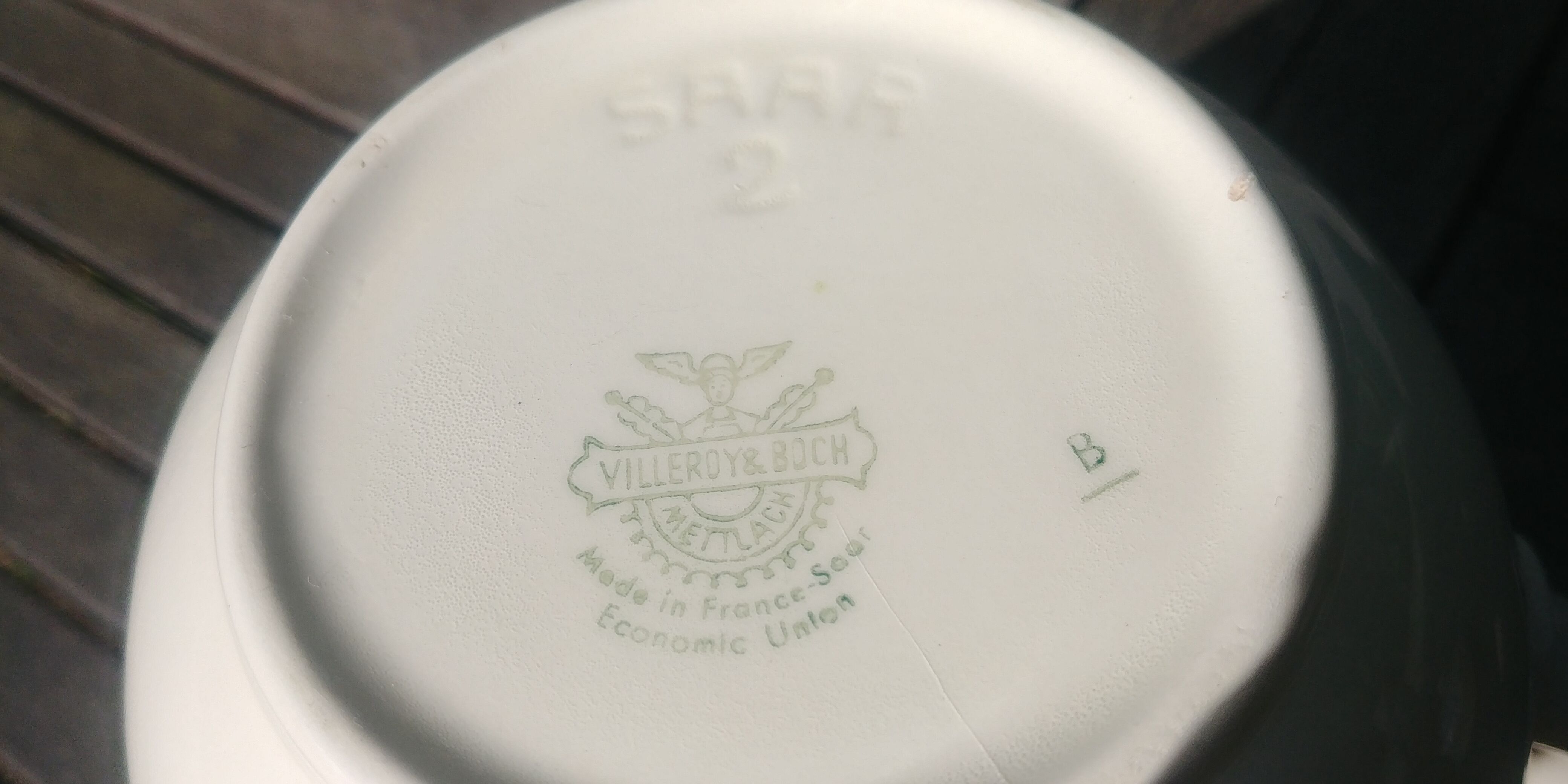 Large Teapot/Coffee Maker Vintage 50s/60s from Villeroy&Boch Mettlach Made in France Saar