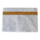 Salvatore – Rectangular serving tray in natural white marble