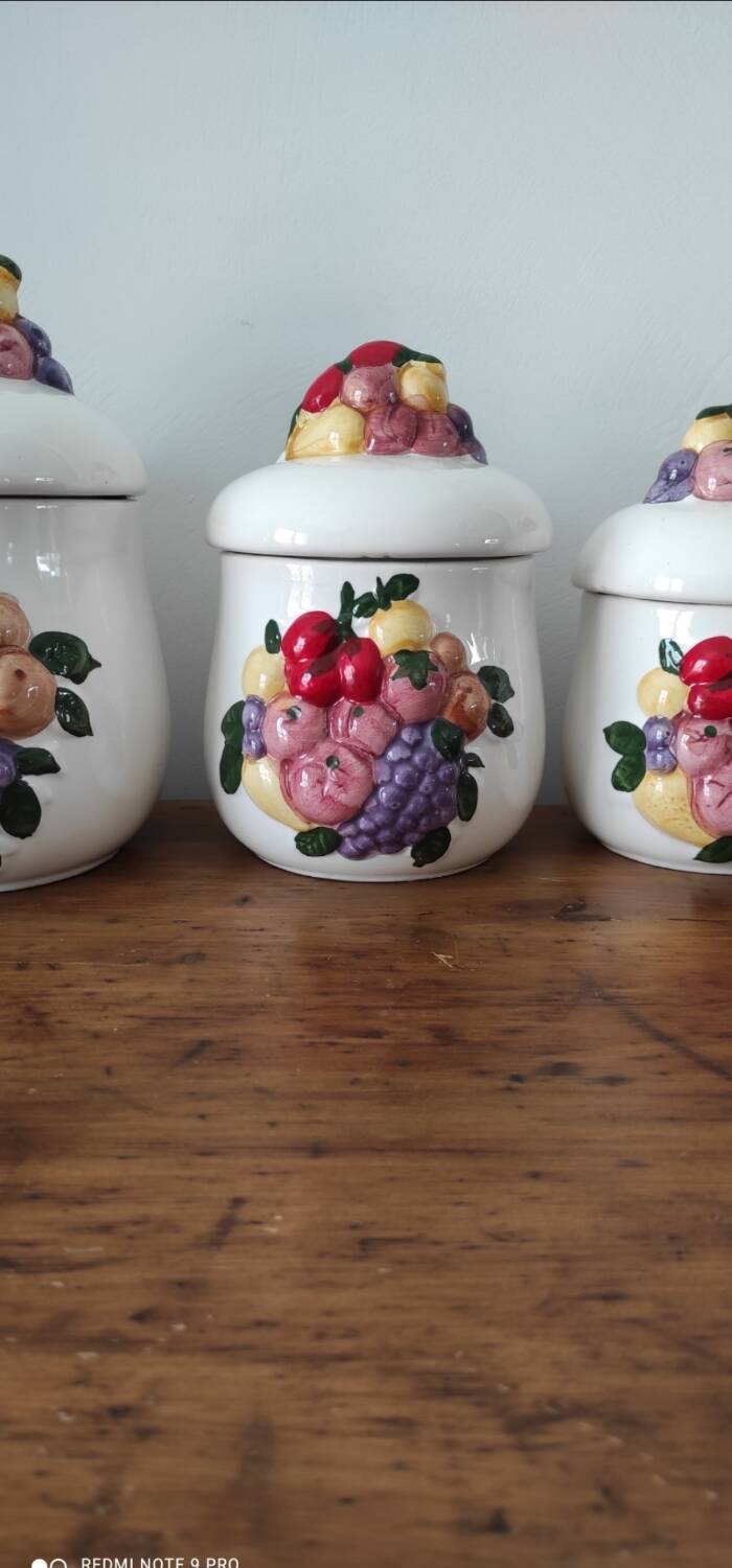 Barbotine Kitchen Pot Set